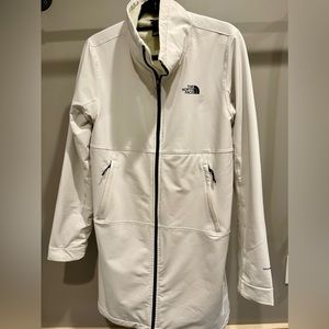 North Face jacket. Cream. Large.